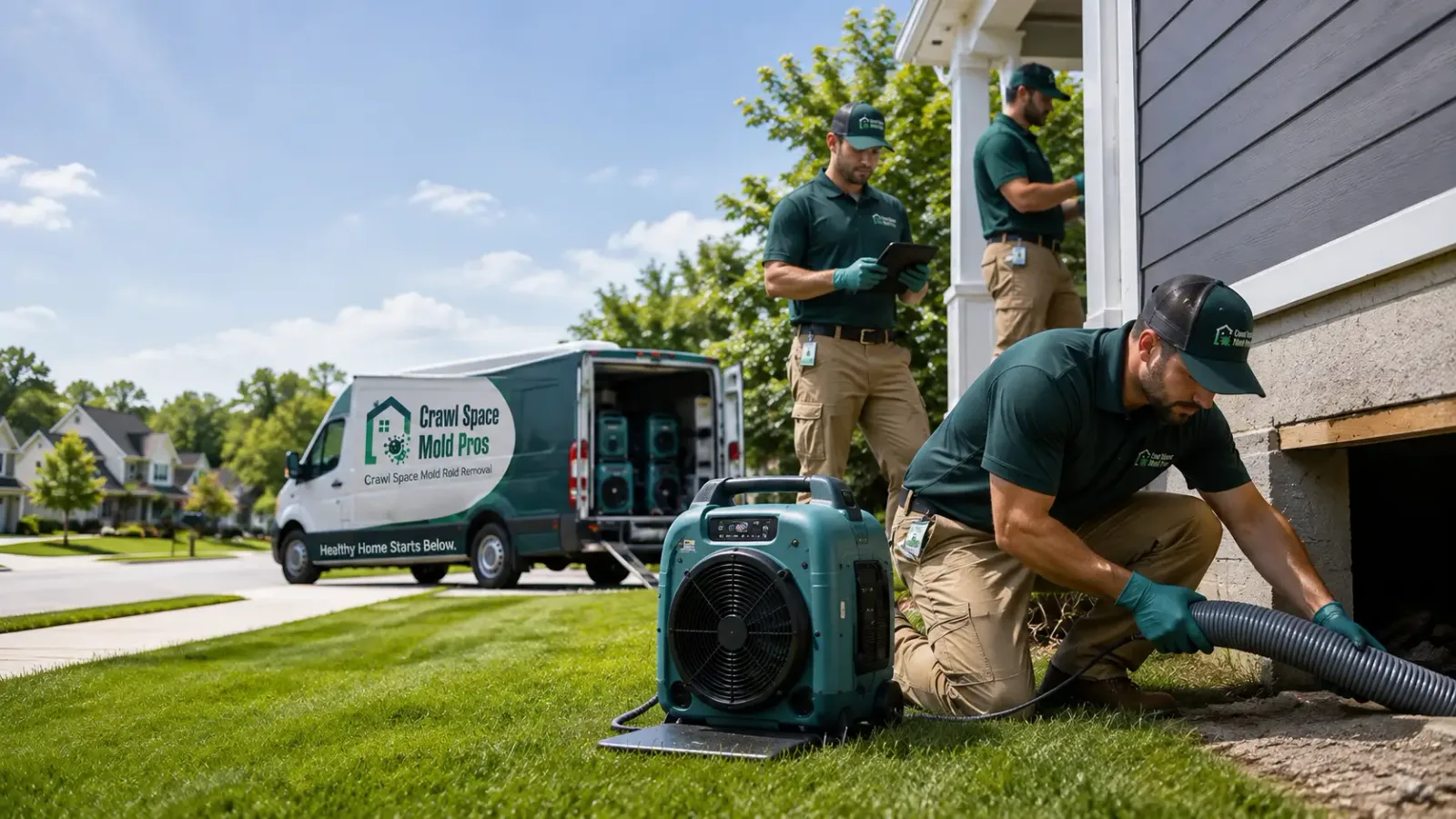 Crawl Space Mold Removal in Haverhill, IA